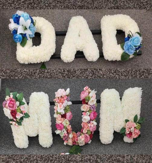 silk funeral flower hire