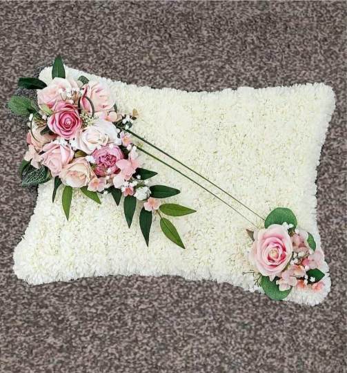 silk funeral flower hire