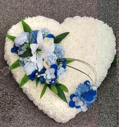 silk funeral flower hire