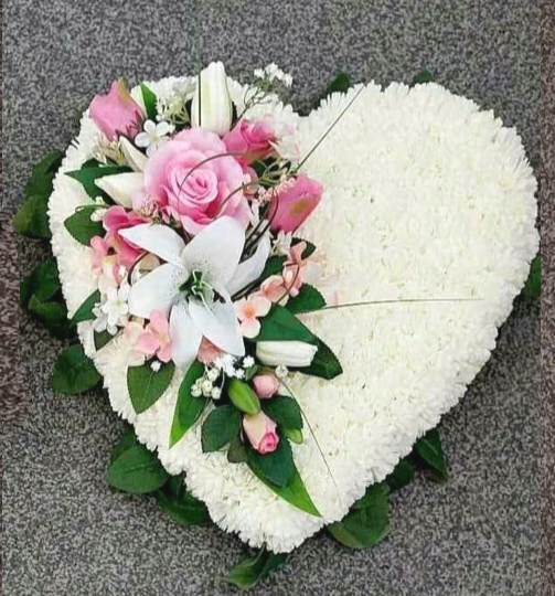 silk funeral flower hire