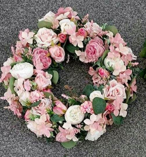 silk funeral flower hire