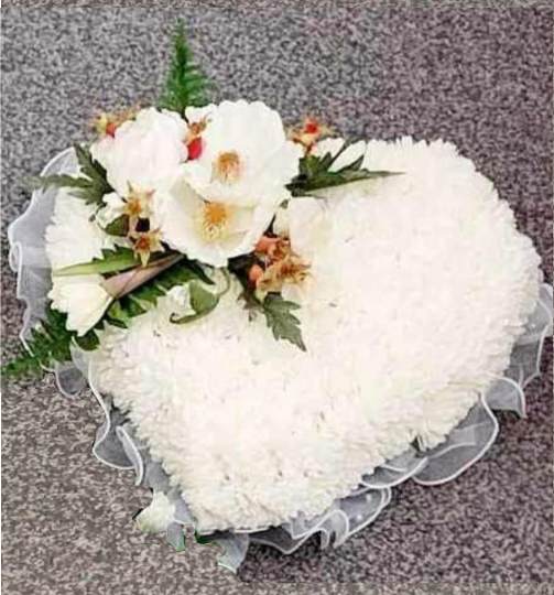 silk funeral flower hire