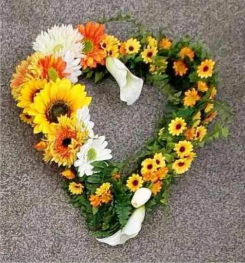 silk funeral flower hire